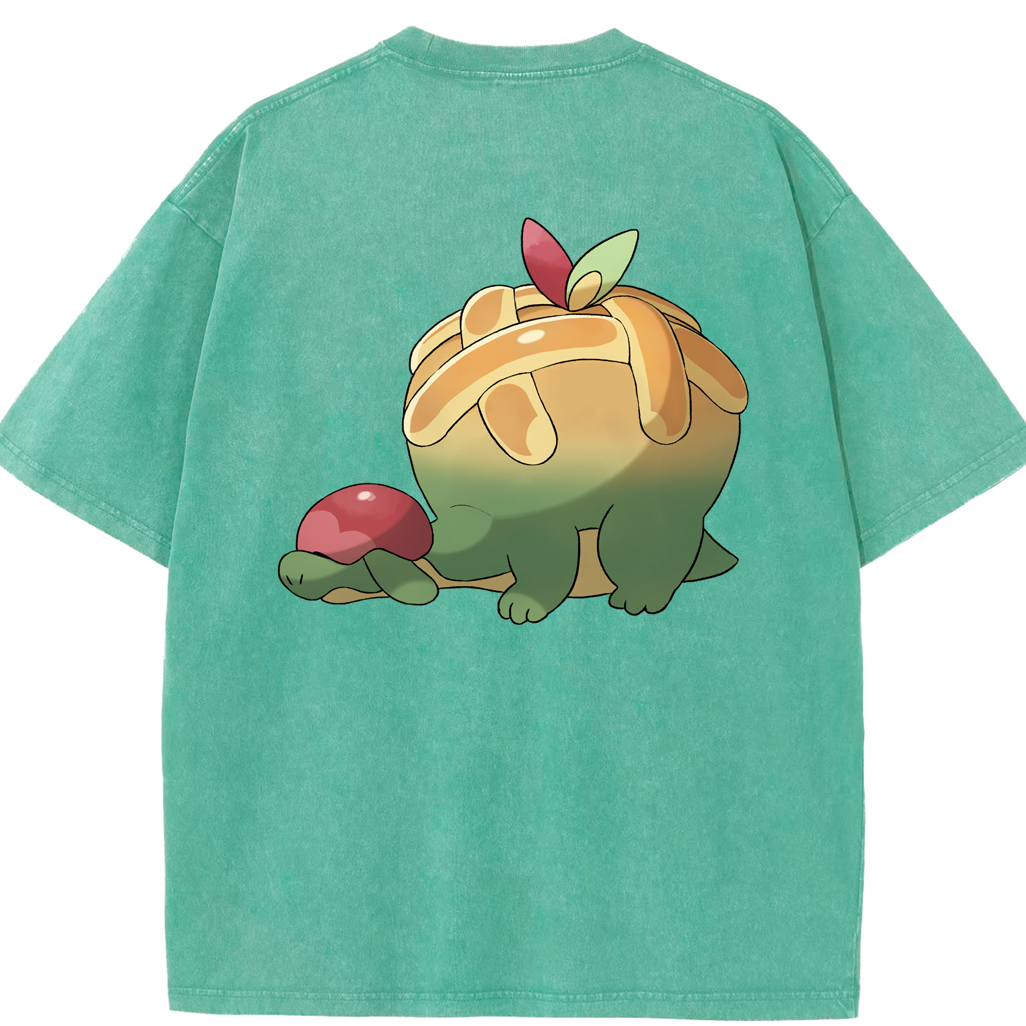 （画像用） ポケットモンスター Pokémon 綿100% ヴィンテージ風 半袖Tシャツ（背面プリント）